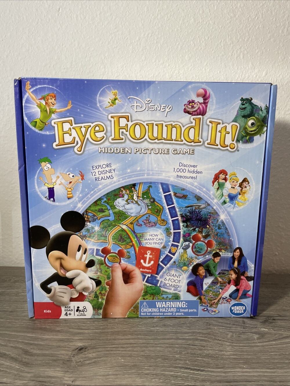 Disney Eye Found It Hidden Picture Game Giant 6ft Board 2015 NEW